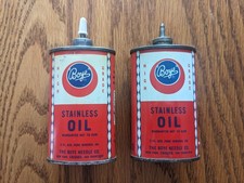 2 Boye Stainless oil 3 oz cans picture