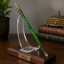 Morra Sterling Glass Dipped Sterling & Crystal Fountain Pen, 7.5in picture