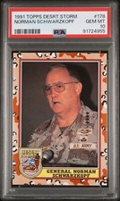 PSA 10 - Desert Storm 1991 Topps Series 3 #78 General Norman Schwarzkopf picture