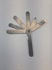 L. S. Starrett No. 172-A Thickness Gage / 6 Leaves / Machinist Hand Tool / MTT picture