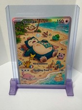Custom inspired Snorlax  beach Full Art Holo Card Fan Made NON-TCG  unofficial picture