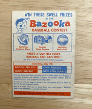 1957 Topps Bazooka Contest May 4th VG (Crease) picture