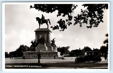 RPPC Monumento a Garibaldi - Rome ITALY Postcard picture