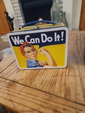 Rosie The Riveter Smithsonian We Can Do It Lunch box Metal 7.5x4.5 picture