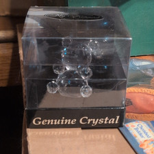 My Treasure Clear Faceted Crystal Poodle Figurine Handmade Boxed Classic picture