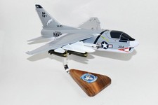 VA-83 Rampagers (1980) A-7e Corsair II Model, LTV, 1/31 Mahogany Scale Model picture