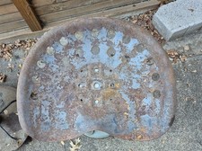 Vintage Metal Tractor Seat Old Antique Farm  picture