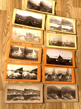 LOT Of 11 Norwegian SCENIC Stereoview Cards Early 1900s picture
