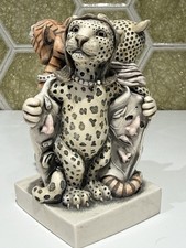Harmony Kingdom Cat Walk Black Box signed by Peter Calvesbert picture