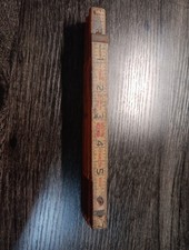 Vintage Lufkin X46 Red End Extension Rule 72” Folding Wood Ruler 6 ft Measuring picture