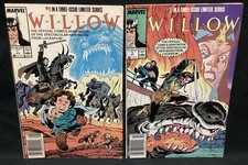 WILLOW #1 #3 RARE NEWSSTAND EDITION LOT OFFICIAL COMIC ADAPTATION OF THE MOVIE picture