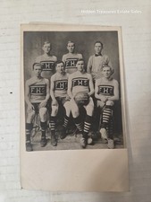 1910 Northern State Champions RPPC Fremont MI FHS Basketball Team. Named picture