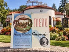 1947 Henry Thiele's Restaurant Vintage Menu Portland Oregon $.95 Steak picture