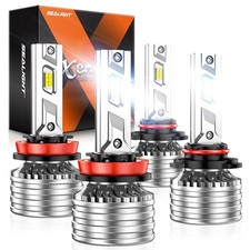 SEALIGHT 9005 H11 Bulbs, 240,000LM 17X Brightness, HB3 H8/H16/H9 6500K Cool Whit picture