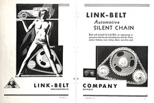 1931 Ad Link-Belt Co Indianapolis IN Silent Automotive Timing Chains picture