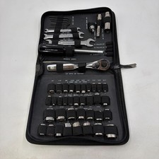 Vintage Sears Craftsman USA 53pc Mechanics Tool Socket Set Pouch 33853 complete picture