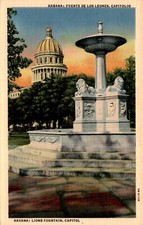 HABANA, FUENTE DE LOS LEONES, CAPITOLIO, C. JORD Postcard picture