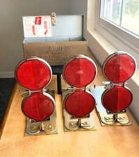 Grote 87 3F Tripod Reflector Set for Road Hazard Warning Three Sets in Metal Box picture