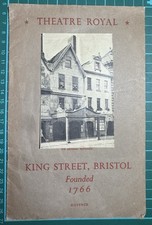 Theatre Royal Bristol King Street Vintage Souvenir Booklet 1766 Preservation picture