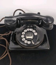 1930's Black Automatic Electric 1A Monophone Bakelite w/Subset *Restored* picture