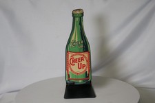 Vintage Soda Advertising Cardboard Cheer - Up Fan Pull  Sign picture