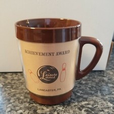   Lancaster, PA Vintage Leisure  Lanes Lanes 10oz plastic coffee mug  picture