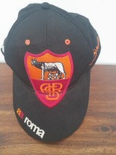 VINTAGE '90S FOOTBALL FOOTBALL AS ROMA OFFICIAL DIADORA CAP CAP. ADULT MAN picture
