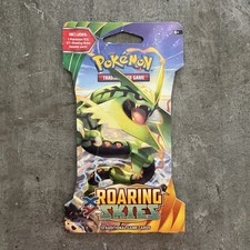 EMPTY Pokémon XY Roaring Skies Pack Sleeve Used Empty picture