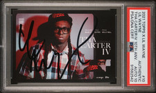 Lil Wayne Signed Topps Tha Carter IV Card PSA DNA Autograph Auto 10 Rapper picture