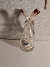 Empty Bols Two Compartment Bottle With Corks And Labels Made In France picture