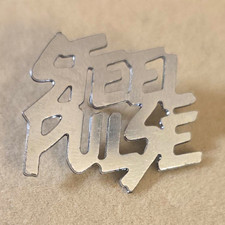 Vintage 1970s STEEL PULSE Island Records Promo Pin Badge Die Cut Reggae picture