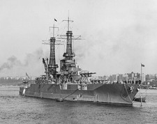 USS Mississippi BB-41 Battleship Vintage WWII Naval Photo Reprint picture