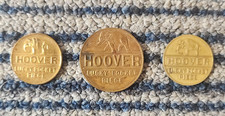RARE VARIATIONS 1928 HERBERT HOOVER LUCKY POCKET PIECE PROSPERITY TOKEN 32mm LG picture