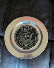 Guantanamo US Naval Base CPO Club Pewter Plate picture