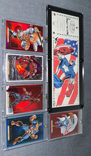 SkyBox 1992 Marvel Masterpieces 5 PMG Card Lot - Quad Panel Sketch picture