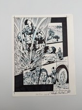Original Mr.T #1 Page 9 Comic Book Art by Randy Emberlin 2017 picture