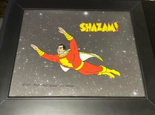 Shazam animation cel Publicity Cel vtg cartoons production art tv show anime i18 picture