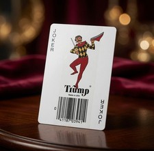Vintage Trump Brand Playing Cards Goldcrest Bird Art Joker Sealed Deck Made USA picture