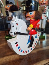 VTG 1987 Fuchtner Hodrewa Legler Olbernhauer Reiterlein Rocking Horse Nutcracker picture