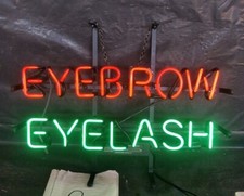 Eyebrow Eyelash Red and Green 17