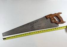 Vintage HENRY DISSTON  D-23  26” 8 Points Hand Saw  picture