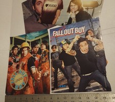 Lot of 4 Poster~Double Sided~Fall Out Boy~Jonas Bros~Panic at Disco~Drake Bell  picture