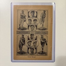 1926 Boston Braves Picture Bancroft/Brown/Goldsmith/Genewich Antique Baseball picture