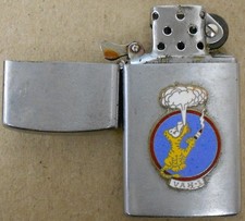 Vintage Konwal VAH-1 Smoking Tigers US Navy Refillable Lighter 0423-02M picture