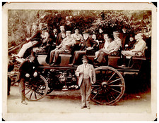 France, Genre Scene, Char à Bencs Vintage Albumen Print Albumen Print   picture