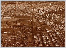Defunct Gilmore Stadium Hollywood Stars Baseball Drive-In Theater XL postcard picture
