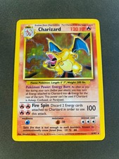 Charizard 4/102 - Base Set Pokemon Card - Vintage 1999 Near Mint / Light Played picture
