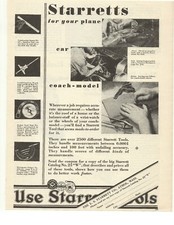 1931 Starrett Tools Advertisement Athol, Massachusetts picture