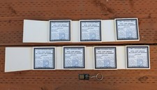 LOT of 7 Vintage 90s INTEL CORP BREAKS BILLION-DOLLAR BARRIER Ceramic Coasters + picture