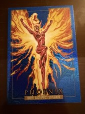 SkyBox - 2024 Marvel Masterpieces '92 Platinum X-Men Phoenix #67 Blue Traxx picture